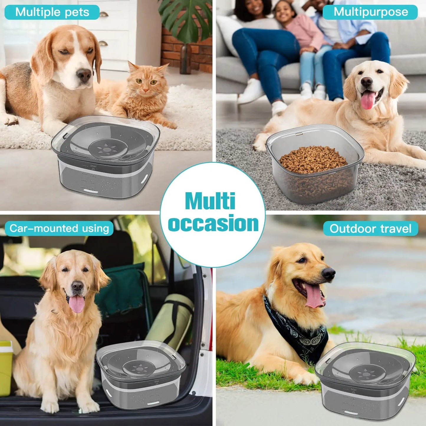 NoSpill Water Bowl